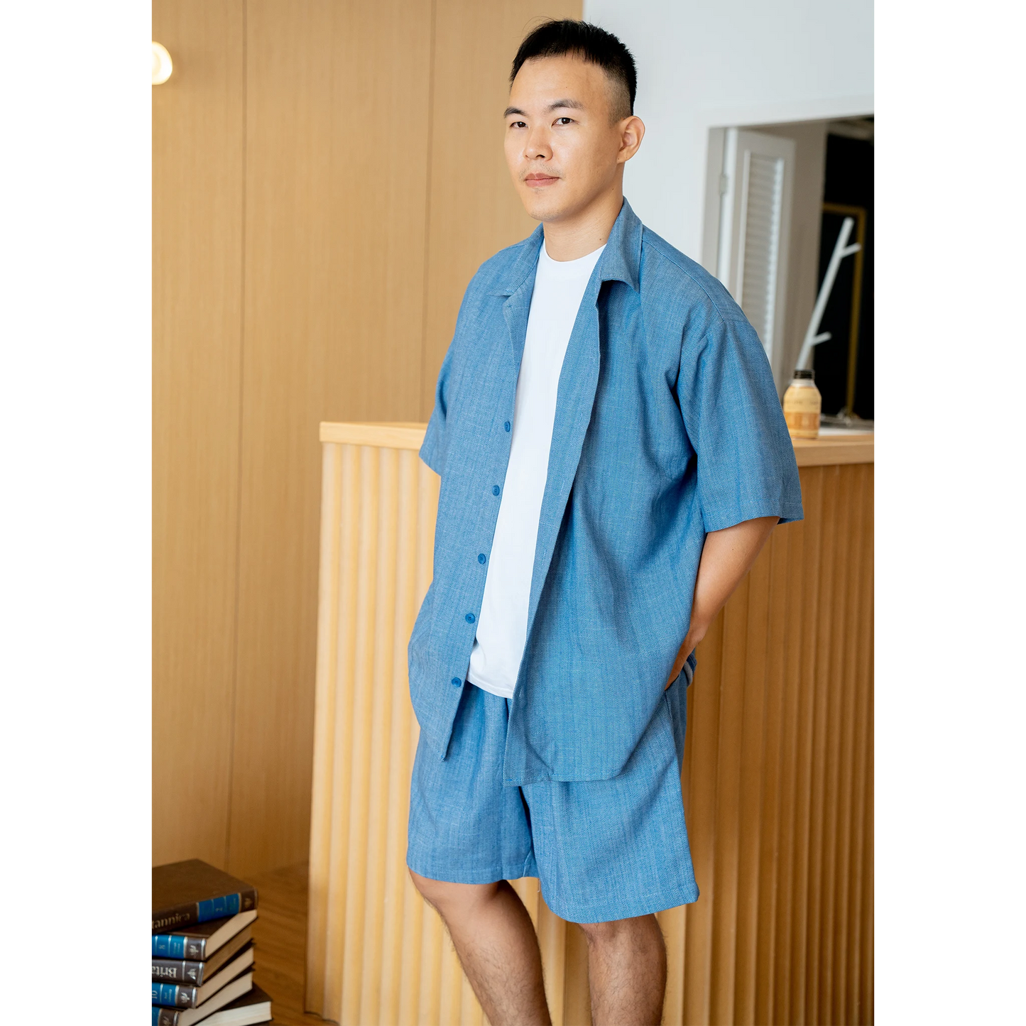 Oversize休閒短袖套裝|2色|成套